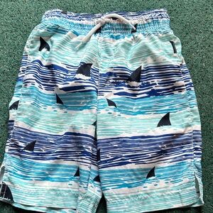 Place Sport Shark Print Swim Shorts Medium 7/8